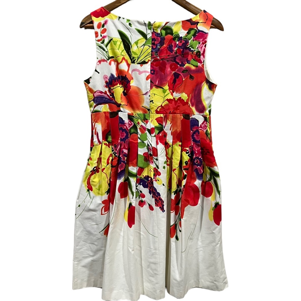 Eliza J Watercolor Floral Sleeveless Dress - Picture 5 of 8